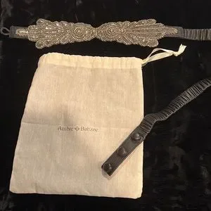 NWOT Amber Babzoe leather & sequins belt Ambre Babzoe | Accessories | Nwot Amber Babzoe Leather  main image 2